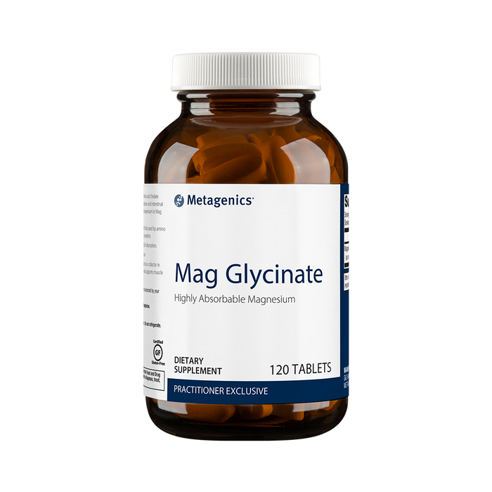 Magnesium Glycinate : 120 Tablets
