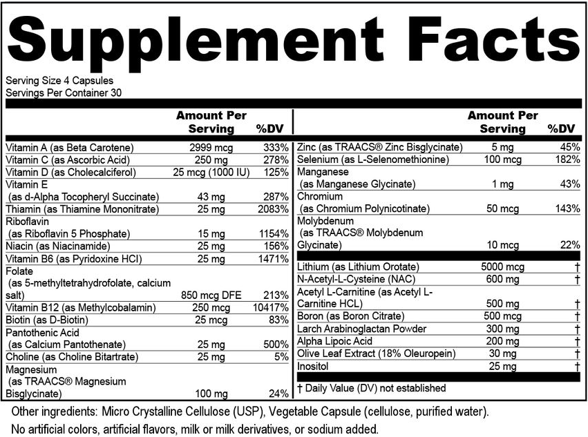 TLC Energy Core: 120 Capsules