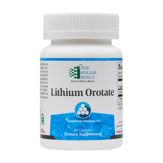 Lithium Orotate - 10mg: 60 Capsules