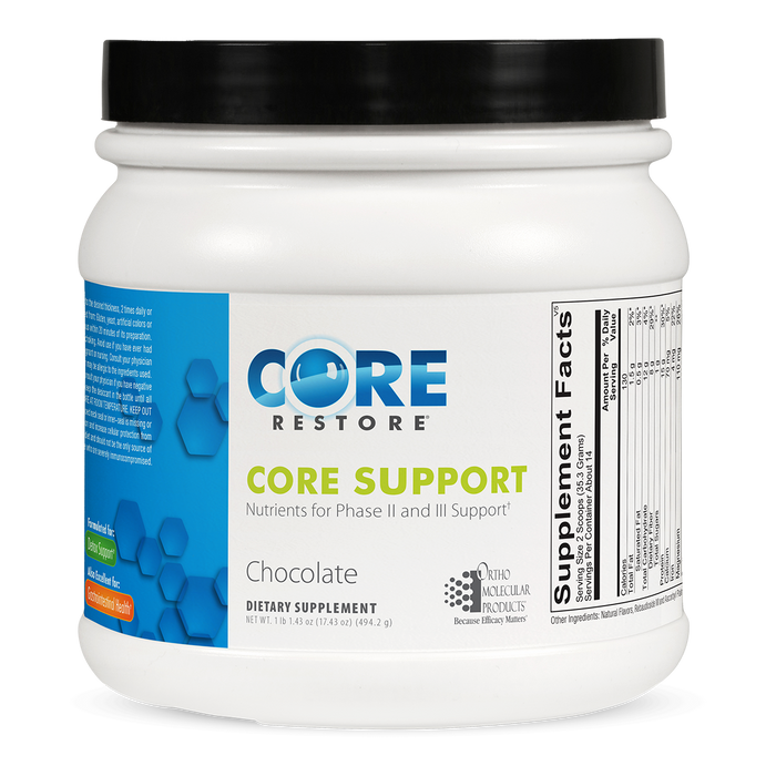 CORE Support: Phase II liver detoxification - Chocolate flavor