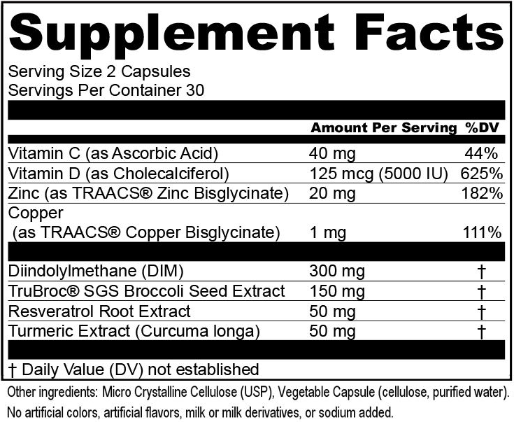 TLC OncoPrev: 60 Capsules
