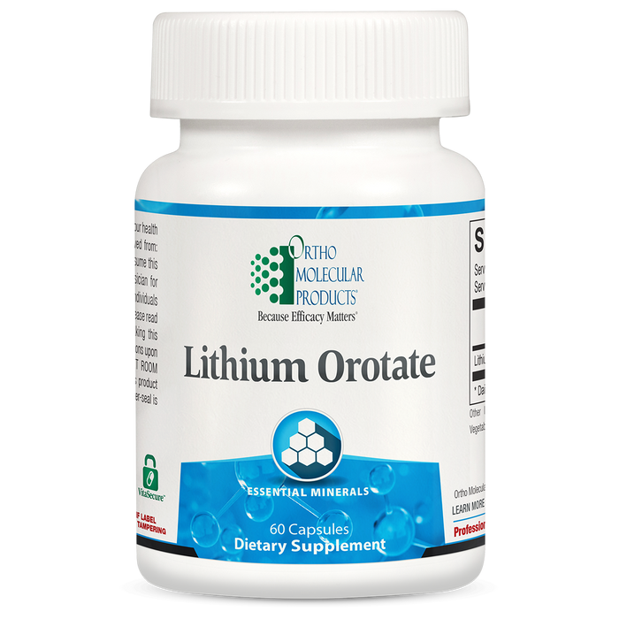 Lithium Orotate - 10mg: 60 Capsules