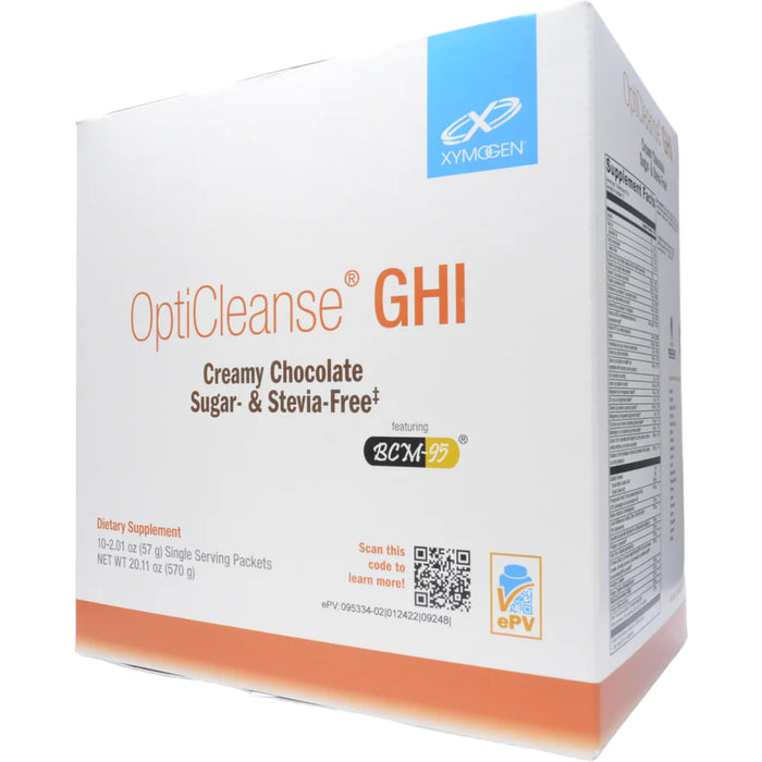 OptiCleanse GHI : CREAMY CHOCOLATE Sugar & Stevia Free , 10 Servings