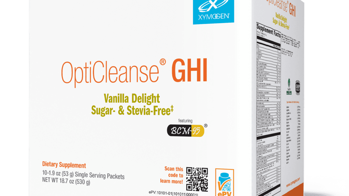 OptiCleanse GHI VANILLA DELIGHT Sugar & Stevia Free: 10 single serve packets