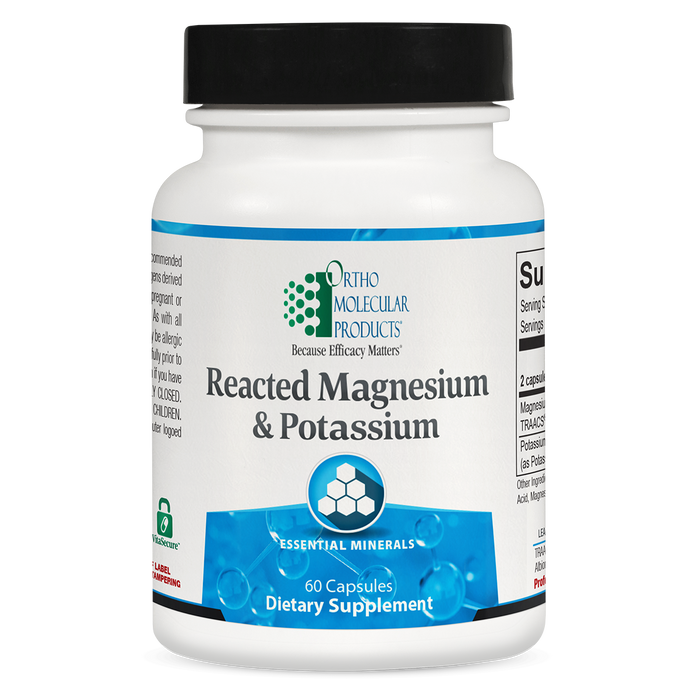 Reacted Magnesium & Potassium: 60 Capsules