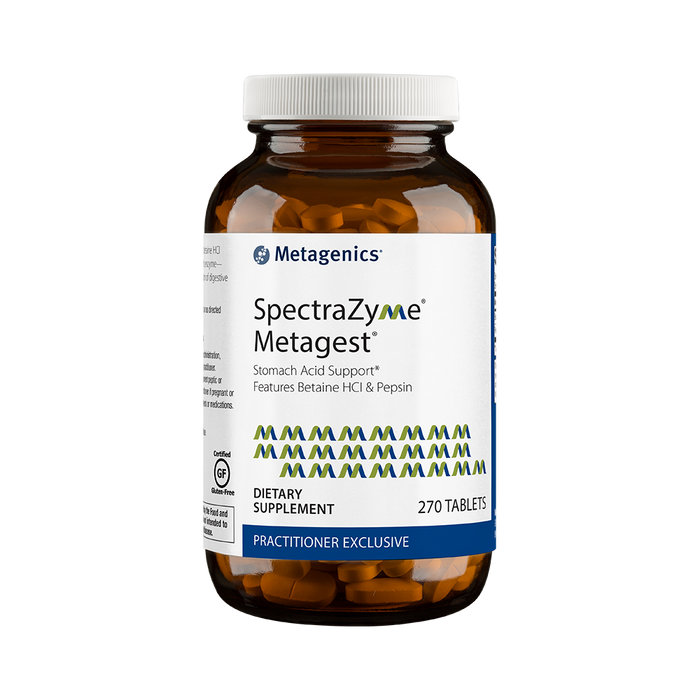 SpectraZyme Metagest - Stomach Acid Support: 270 Tablets