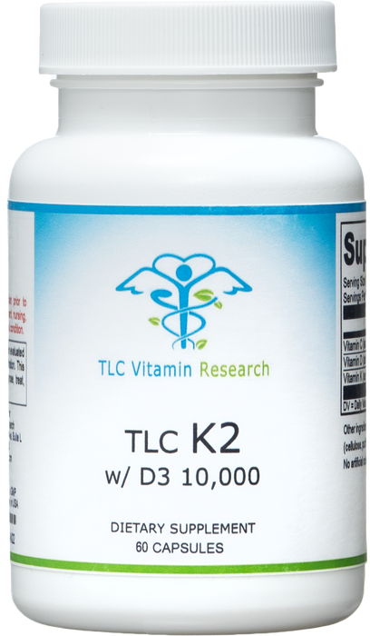 TLC D 10,000 with K2: 60 Capsules
