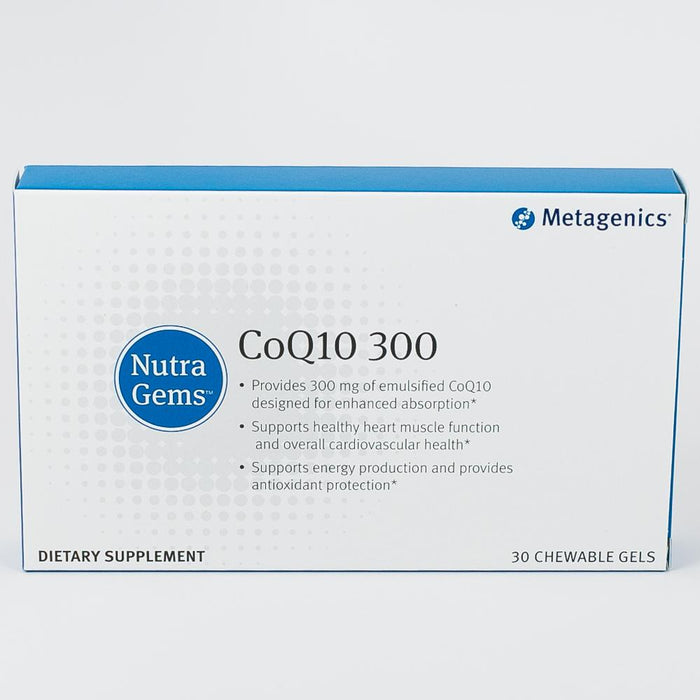 NutraGems CoQ-10 300 mg 30 Chewable Gels